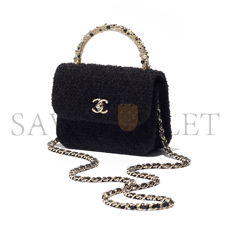 CHANEL SMALL CLUTCH WITH CHAIN TWEED AP4975 (15*11*5cm)